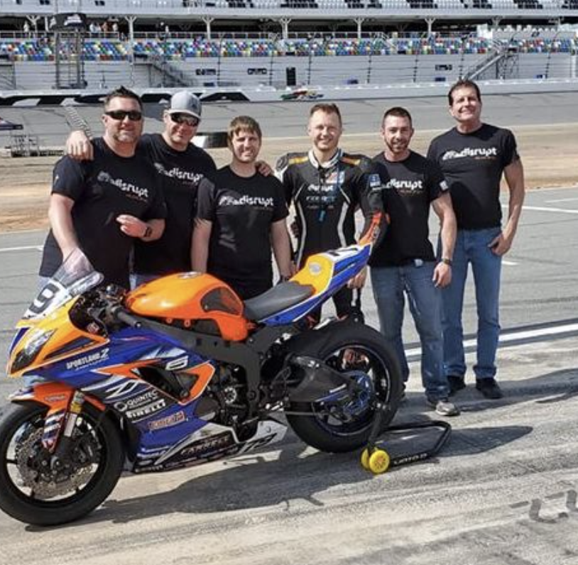 We like to move fast. Disrupt now sponsors a racing team.